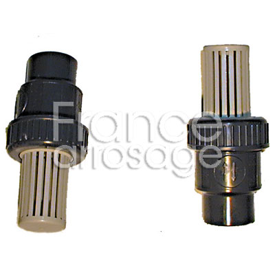 CREPINE 1 1/4 + CLAPET PVC