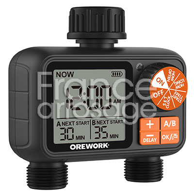 PROG. NEZ DE ROBINET PRO-DIAL 2 SORTIES