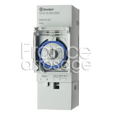 HORLOGE MEC 24H 16A/230VAC