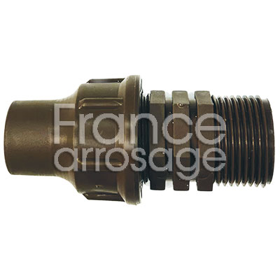 [100105] EMB 16x3/4FM LOCK BAGUE MARRON (x5)