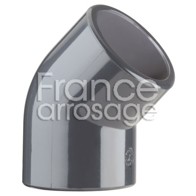 [16CF425250G] COUDE PVC 45°   25