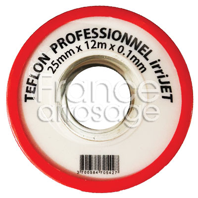 [445025] TEFLON PRO 25mmx12mx0.10 (PAQUET DE 5)