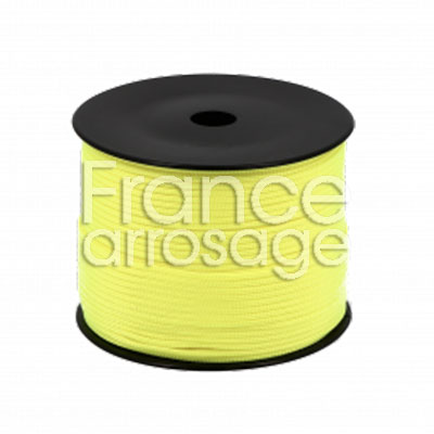 [81CORDNY200C] CORDEAU NYLON JAUNE FLUO. 2mm/100ml