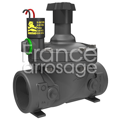 [31BE200L9V27] Électrovanne Série 200 BERMAD - 9V - 2 voies  3/4" en ligne