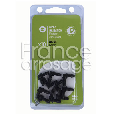 [980101] 10 COUDES 4 x 6mm