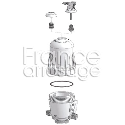 [MPDI186BPP] ENS. CLOCHE PVDF BY-PASS+JOINT